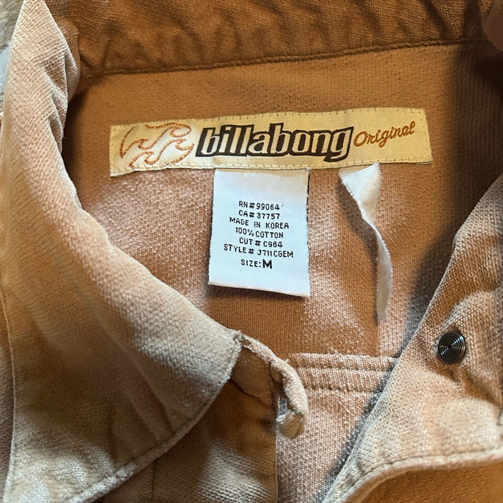 Billabong Original Light Brown Jacket - Picture 2 of 5